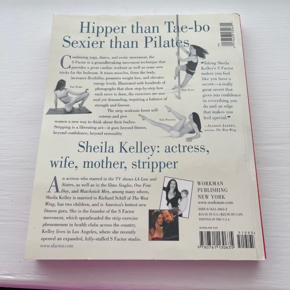The S Factor Strip Workouts for Every Woman Sheila Kelley Softcover Book - Picture 10 of 10